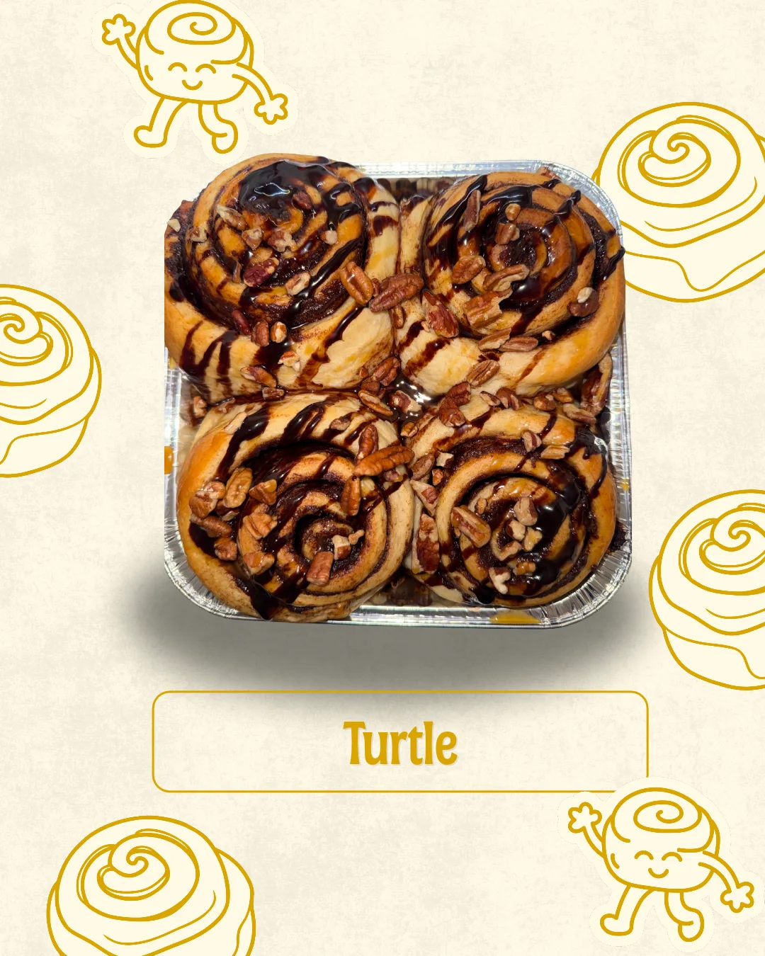 Photo of Turtle Rolls from Kugles' Bakery